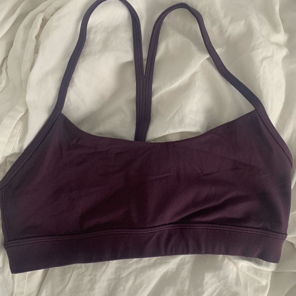 Grape thristle lululemon sports bra